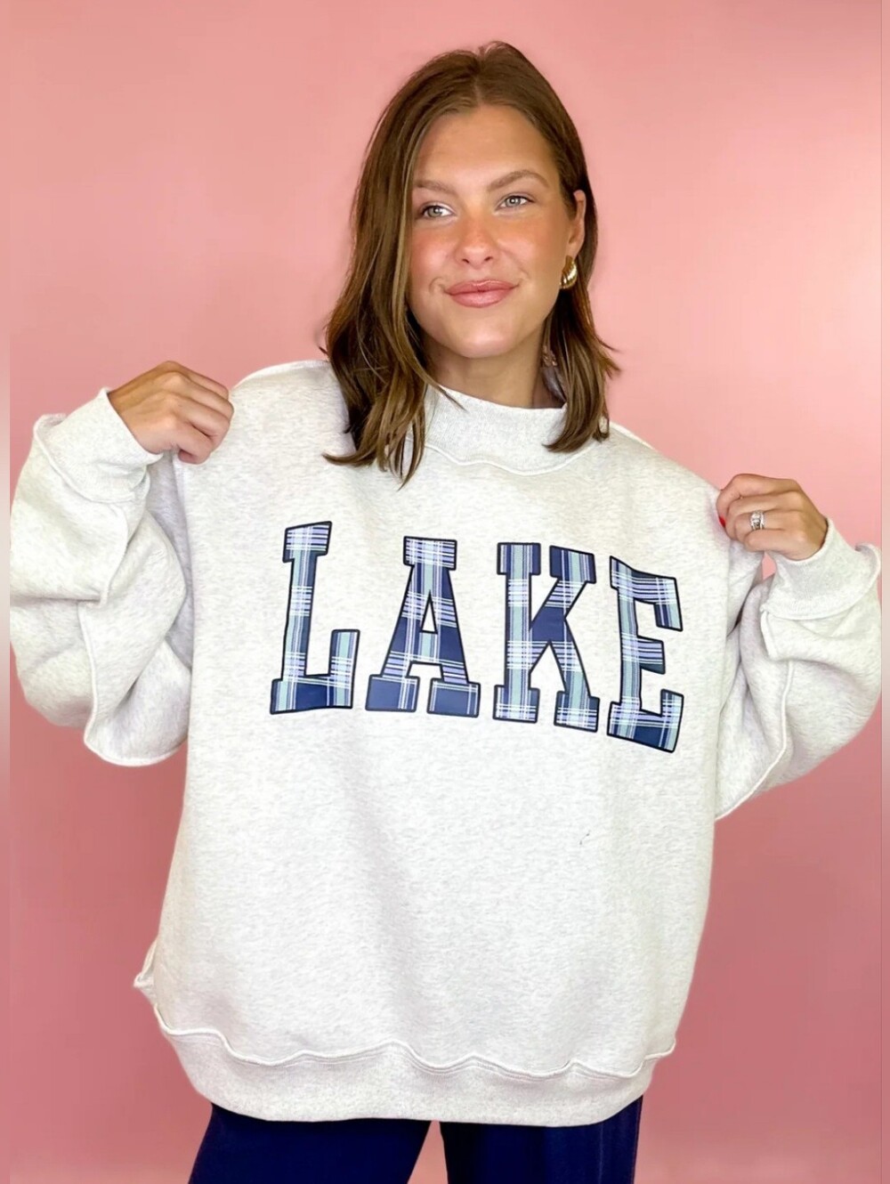BUCKETLIST NWOT Lake/Mountains Reversible Mock Sweatshirt - Picture 2 of 14